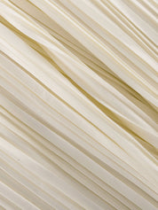 Isabella Moretti | White Pleated Two-Piece Set