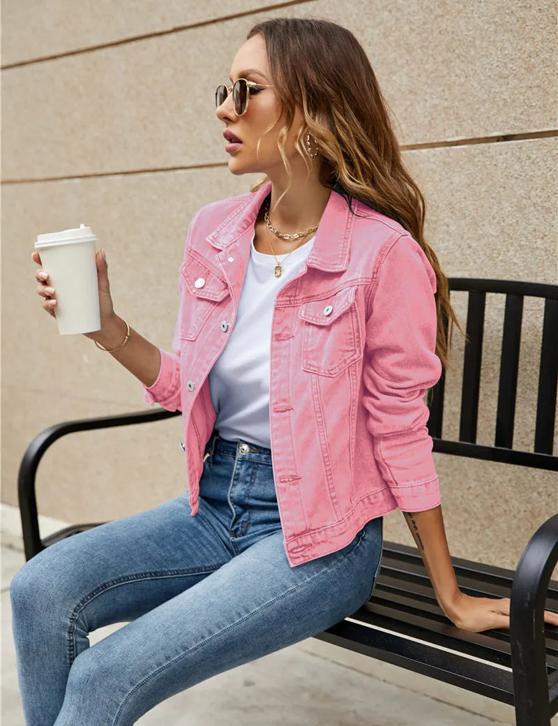 Isabelle Fournier | Slim Fit Denim Jacket For Women