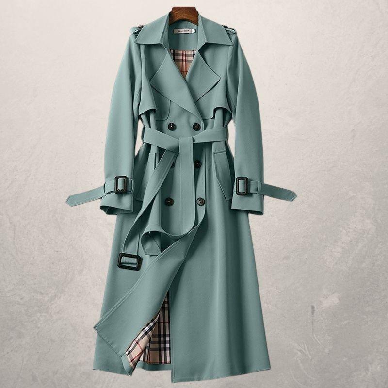 Isabelle | Classic Belted Trench Coat For Women