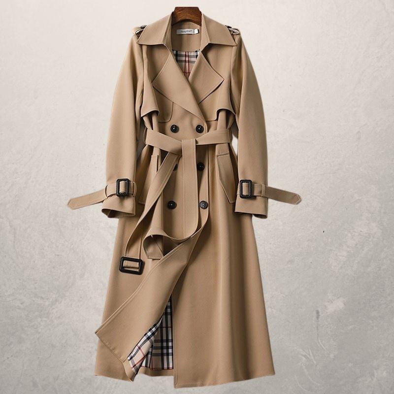 Isabelle | Classic Belted Trench Coat For Women