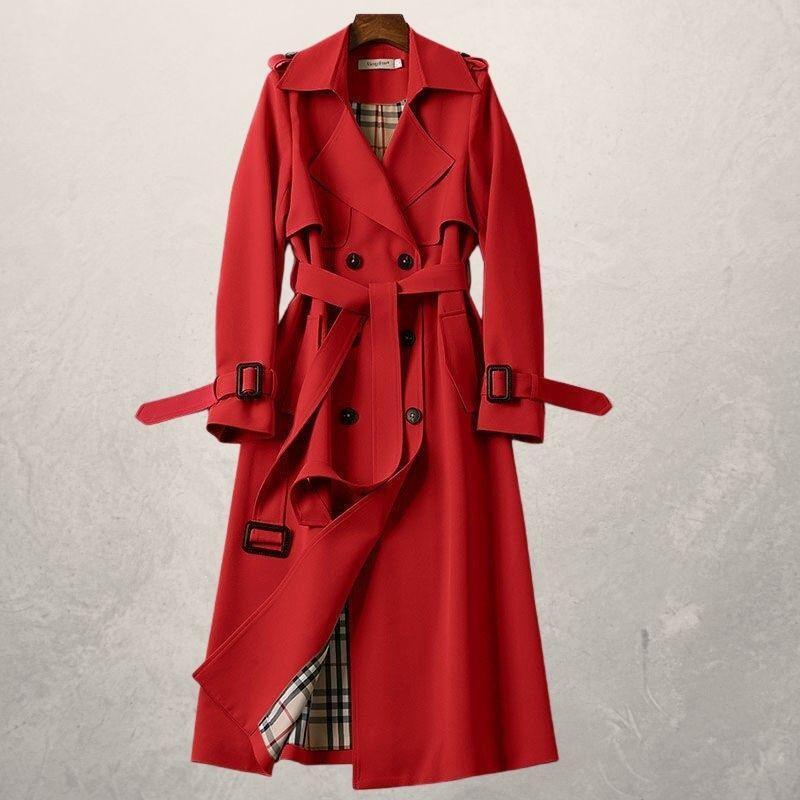 Isabelle | Classic Belted Trench Coat For Women