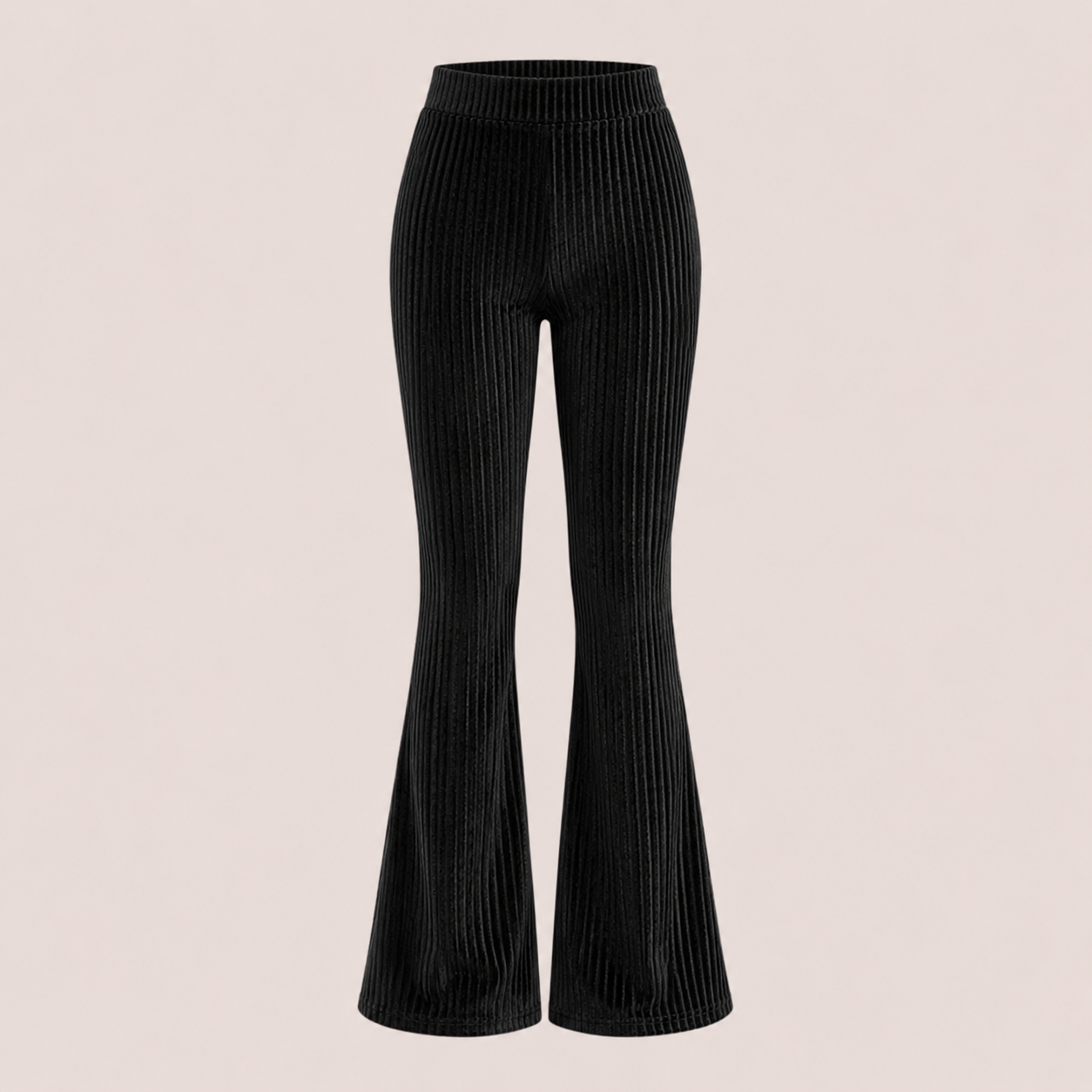 Isla Thompson | Ribbed Velvet Flare Trousers