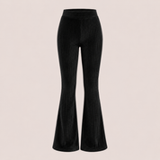 Isla Thompson | Ribbed Velvet Flare Trousers