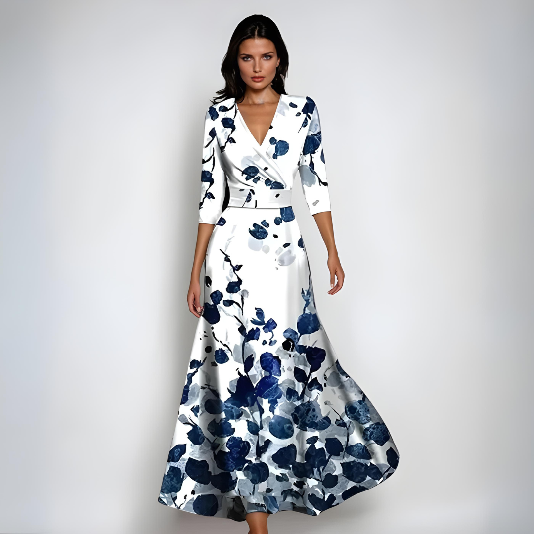 Isla Kensington | Women’s Floral Maxi Prom Dress
