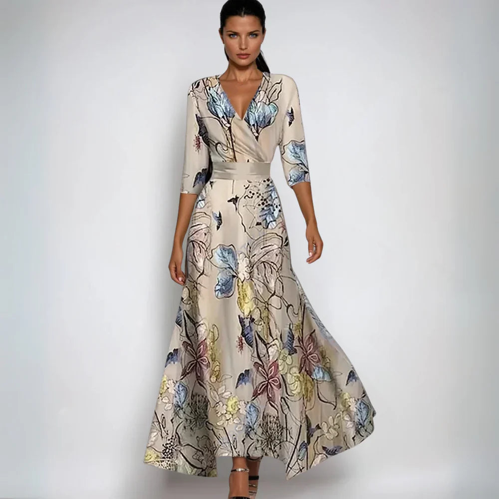 Isla Kensington | Women’s Floral Maxi Prom Dress
