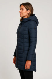 Isla Thornton | Quilted Hooded Puffer Coat