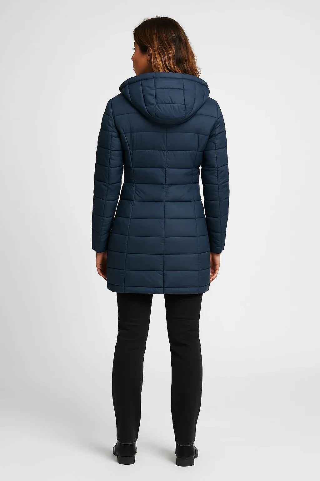 Isla Thornton | Quilted Hooded Puffer Coat