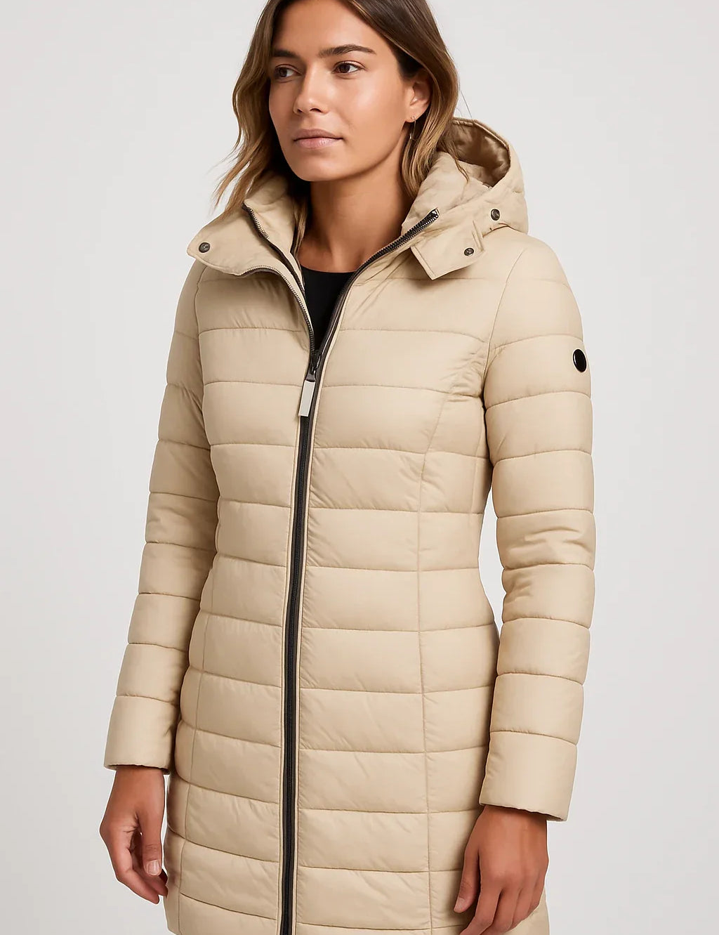 Isla Thornton | Quilted Hooded Puffer Coat