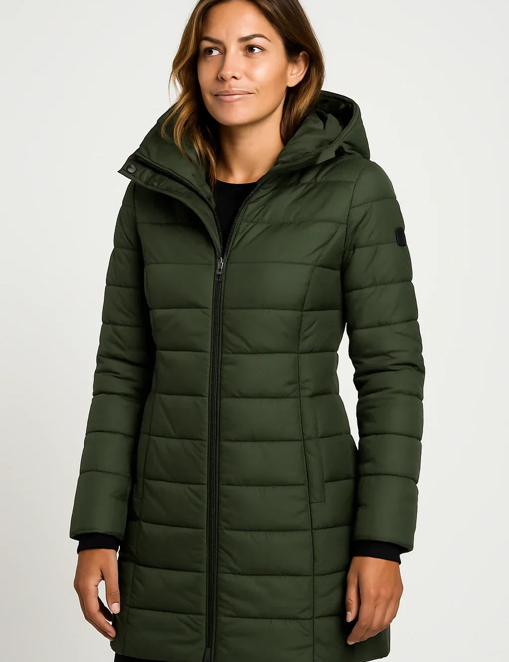 Isla Thornton | Quilted Hooded Puffer Coat