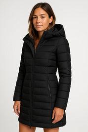 Isla Thornton | Quilted Hooded Puffer Coat