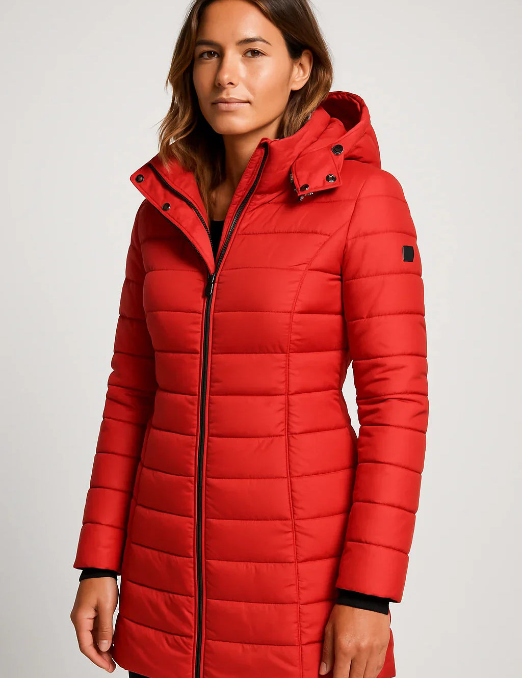 Isla Thornton | Quilted Hooded Puffer Coat