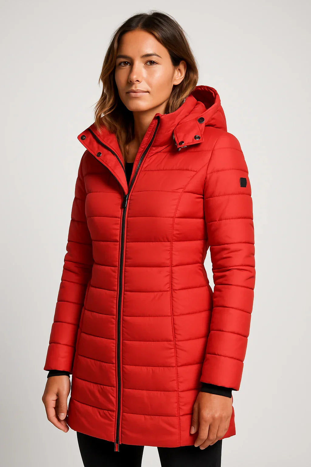 Isla Thornton | Quilted Hooded Puffer Coat
