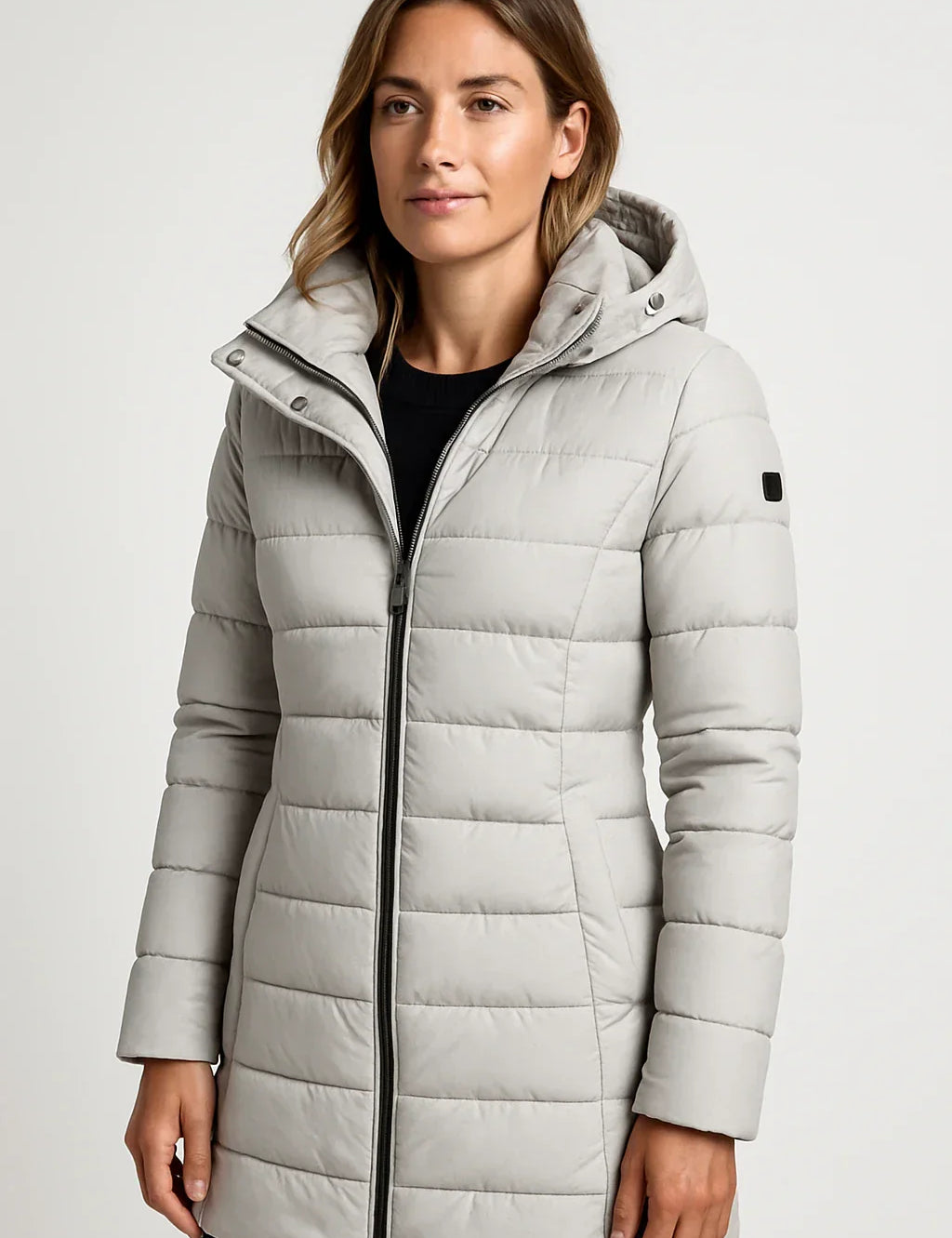 Isla Thornton | Quilted Hooded Puffer Coat
