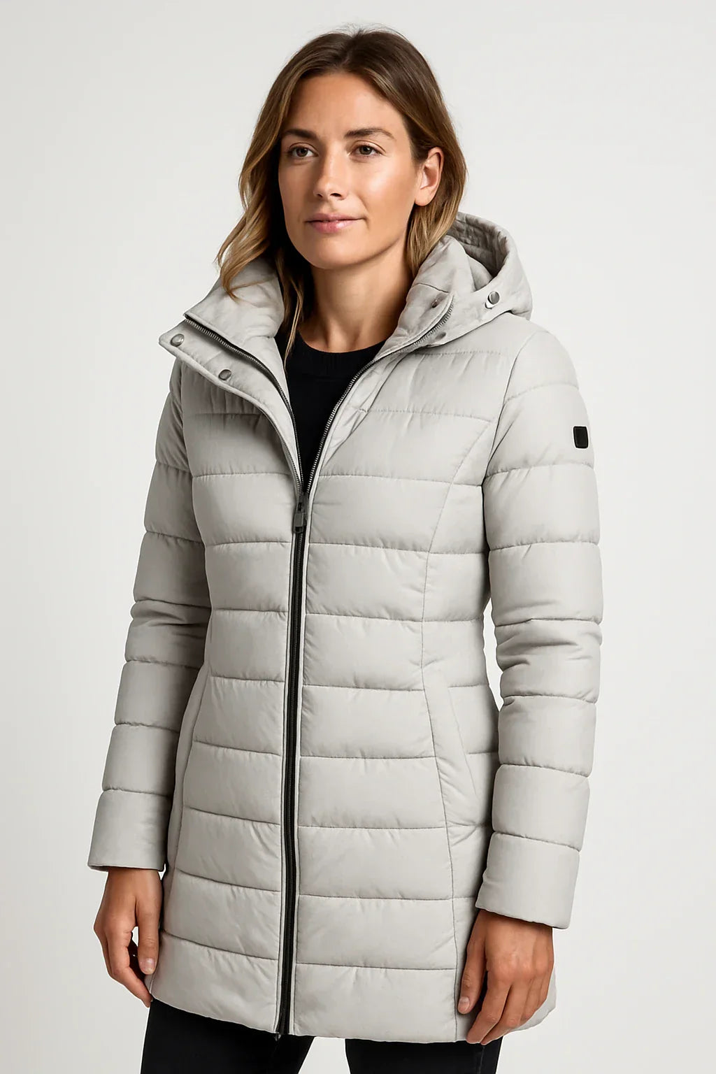 Isla Thornton | Quilted Hooded Puffer Coat