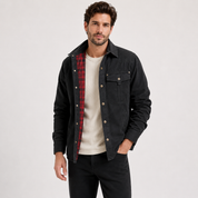 Jack Smith | Plaid-Lined Flannel Shirt Jacket