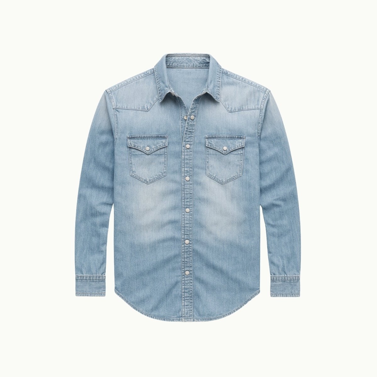 Jackson Hayes | Blue Denim Shirt For Men