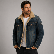 James Walker | Veste en jean doublée sherpa