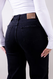 Joana | Women's Wide Leg Stretch Denim Boyfriend Jeans