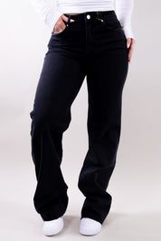 Joana | Women's Wide Leg Stretch Denim Boyfriend Jeans