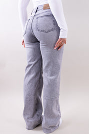 Joana | Women's Wide Leg Stretch Denim Boyfriend Jeans