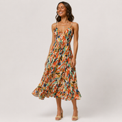 Jocelyn Davenport | Printed Cami Midi Dress