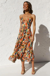 Jocelyn Davenport | Printed Cami Midi Dress