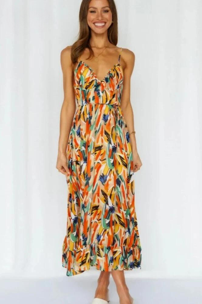 Jocelyn Davenport | Printed Cami Midi Dress