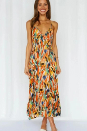 Jocelyn Davenport | Printed Cami Midi Dress
