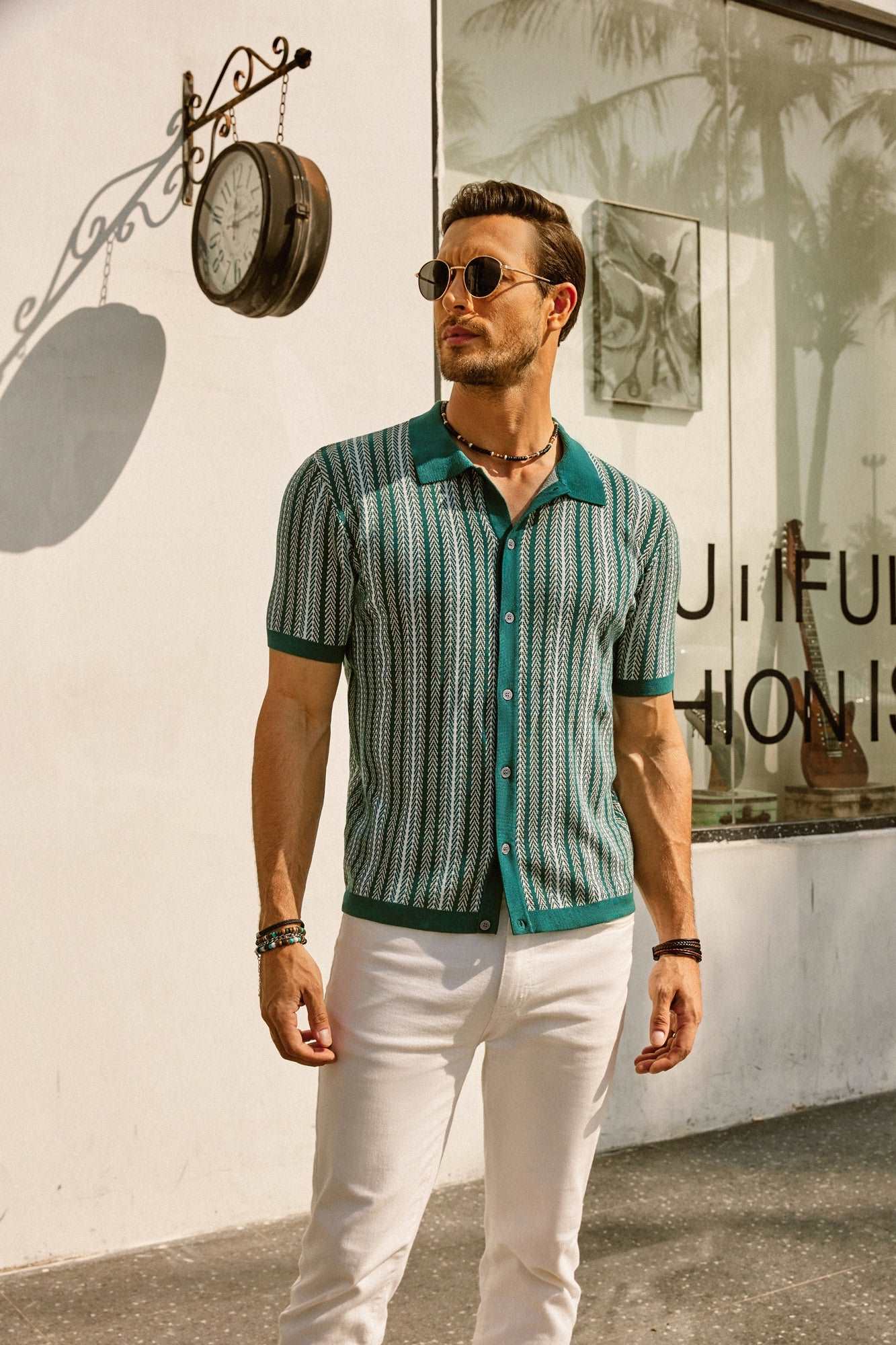 Joseph Montgomery | Knit Polo Shirt For Men