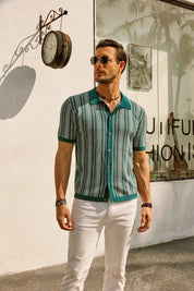 Joseph Montgomery | Knit Polo Shirt For Men