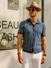 Joseph Montgomery | Knit Polo Shirt For Men