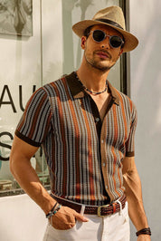 Joseph Montgomery | Knit Polo Shirt For Men