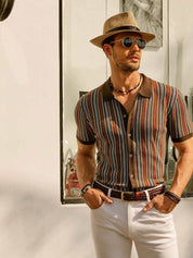 Joseph Montgomery | Knit Polo Shirt For Men