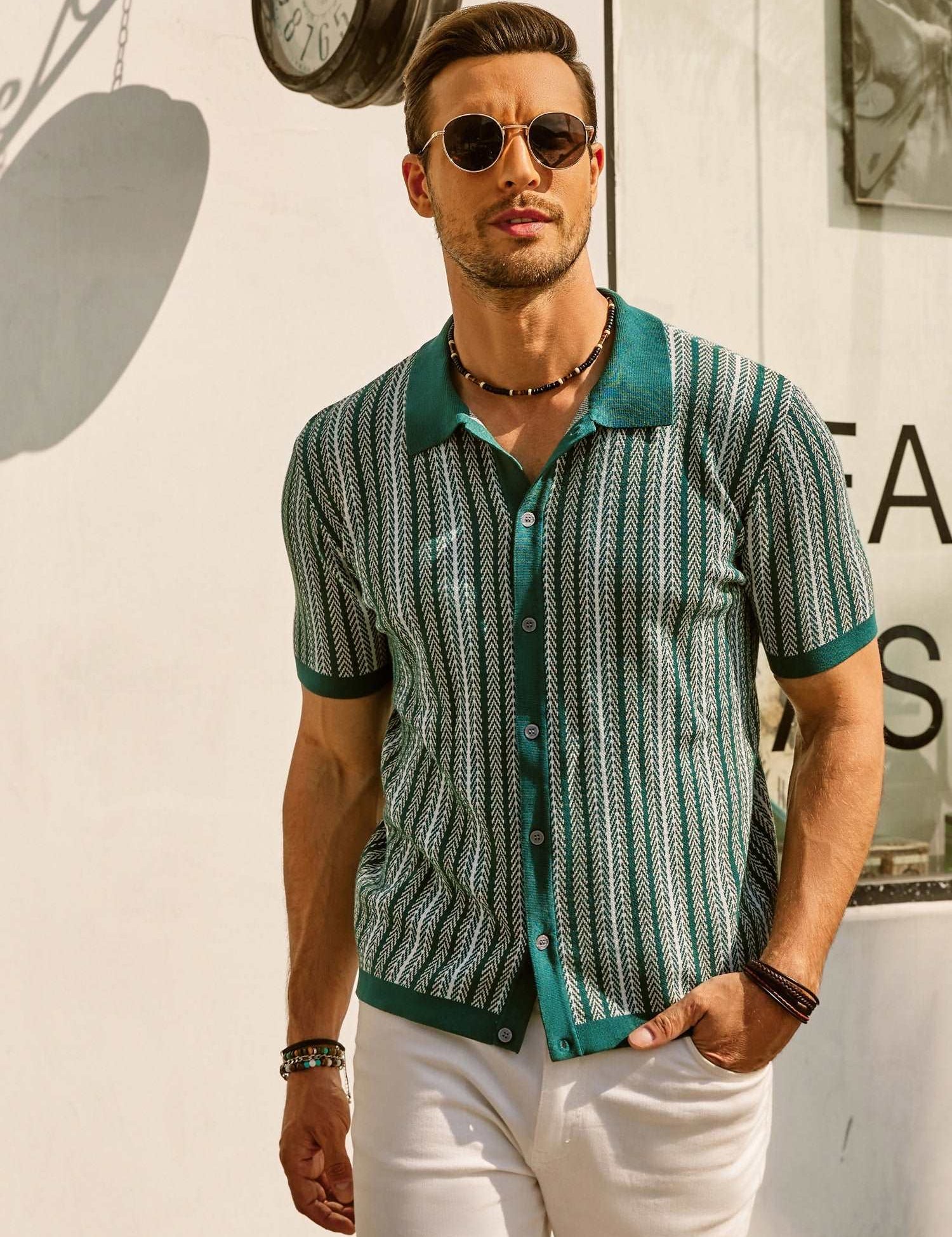 Joseph Montgomery | Knit Polo Shirt For Men