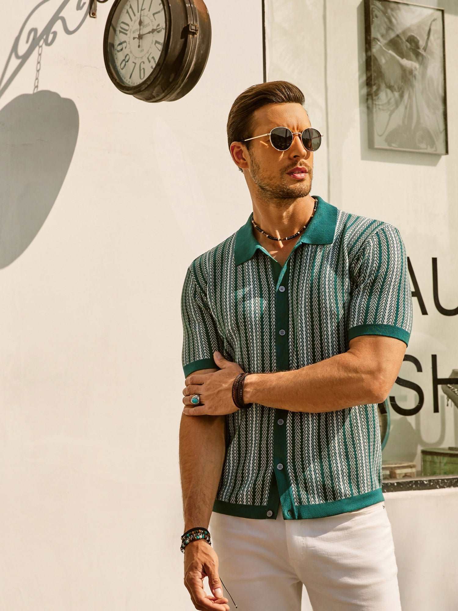 Joseph Montgomery | Knit Polo Shirt For Men