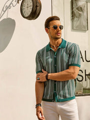 Joseph Montgomery | Knit Polo Shirt For Men