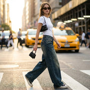 Kaylee | Women's Wide-Leg Vintage Denim Boyfriend Jeans