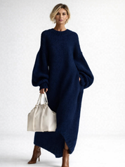 Eleanor Griffiths | Oversized Chunky Knit Maxi Sweater Dress