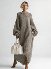 Eleanor Griffiths | Oversized Chunky Knit Maxi Sweater Dress
