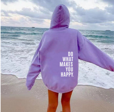 "Do What Makes You Happy" | Unisex Hoodie with Quote