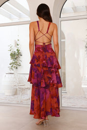 Leah Roberts | Tiered V-Neck Maxi Dress