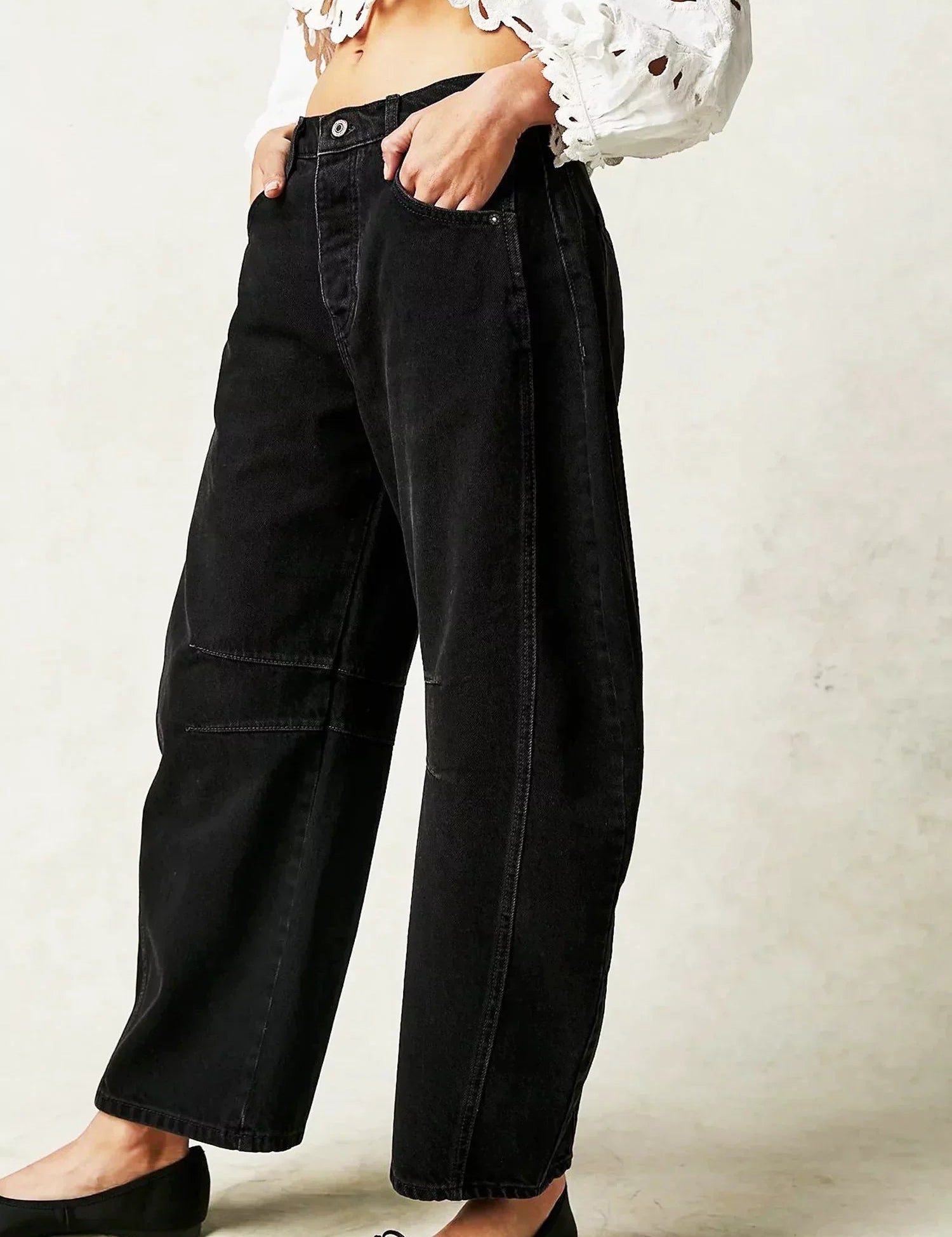 Leilani Monroe | Leopard Print Barrel Jeans For Women