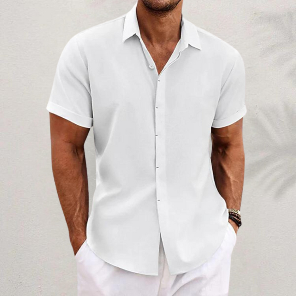 James Harrison | Classic Collared Linen Shirt