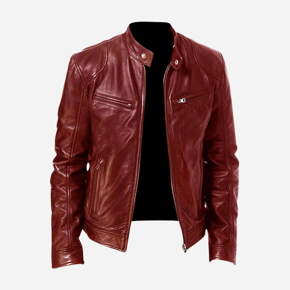 Leonardo Vieri | Biker Bomber Jacket with Urban Edge