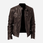 Leonardo Vieri | Biker Bomber Jacket with Urban Edge