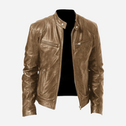 Leonardo Vieri | Biker Bomber Jacket with Urban Edge