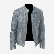 Leonardo Vieri | Biker Bomber Jacket with Urban Edge