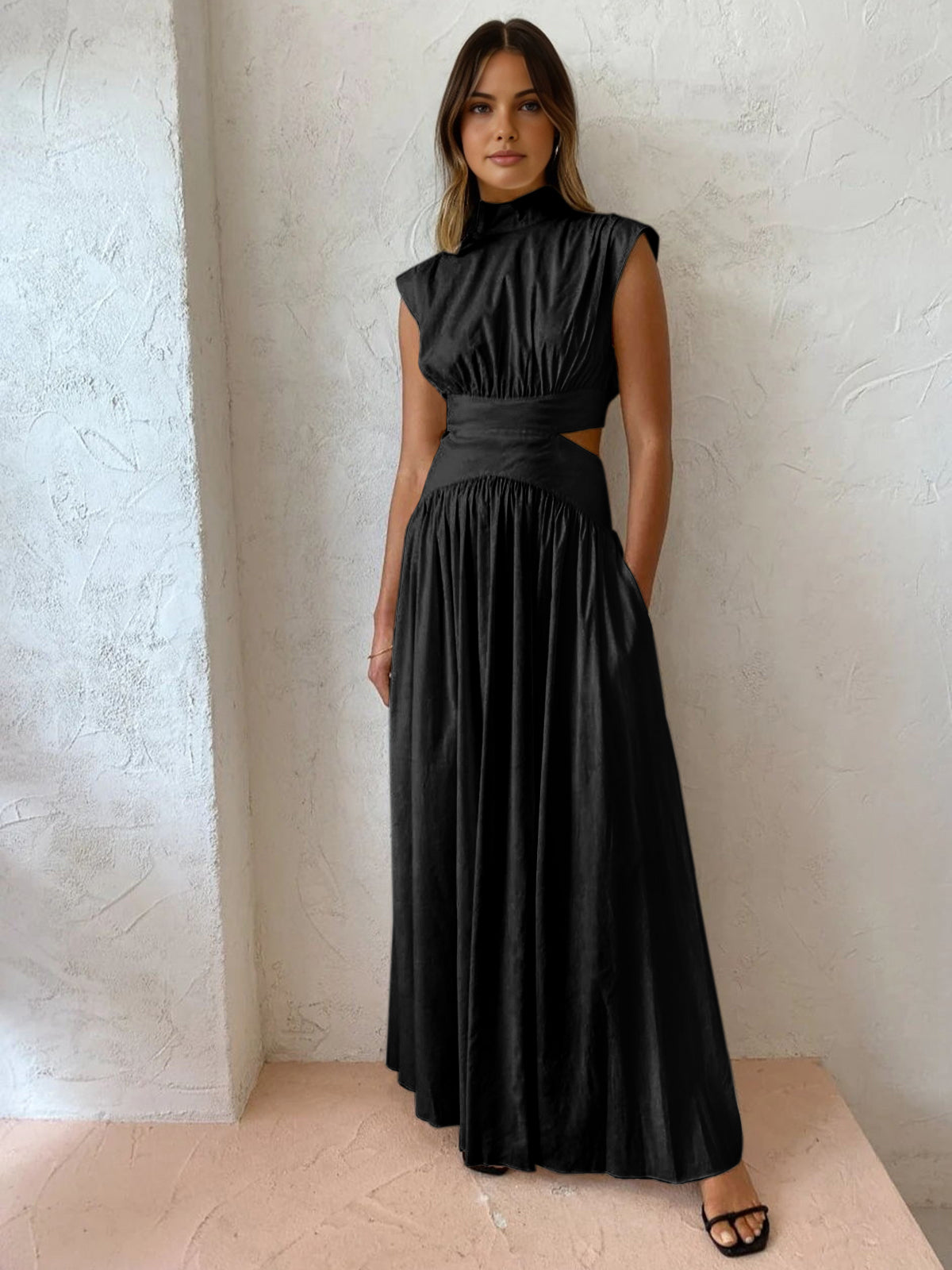 Lily Carter | Cutout Back Maxi Dress