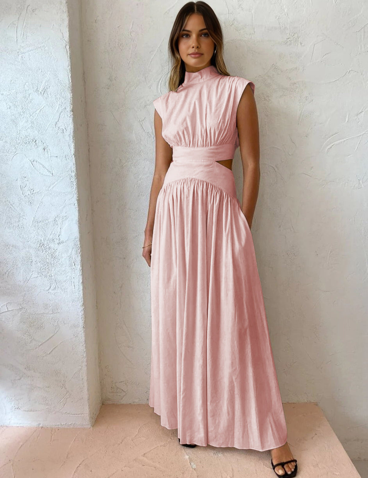 Lily Carter | Cutout Back Maxi Dress