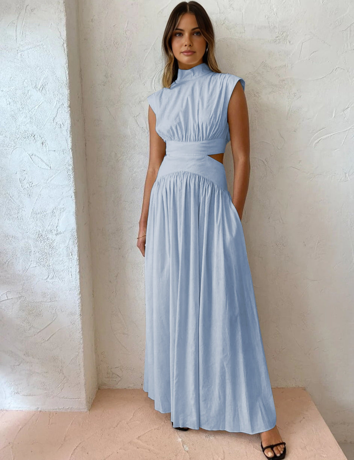 Lily Carter | Cutout Back Maxi Dress
